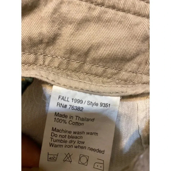 TIMBERLAND Weatherproof Vintage Men's Corduroy Pant Size 35x32 Made In Year 1999 - Picture 10 of 10